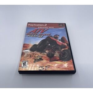 ATV Offroad Fury (Sony PlayStation 2, 2001) PS2 RED Label Complete W/ Manual